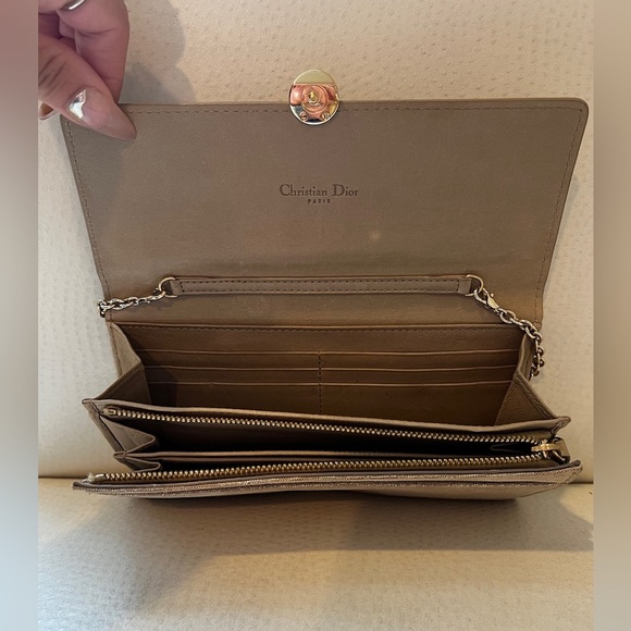 Christian Dior Gold Clutch with Chain - Picture 12 of 13